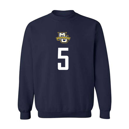Marquette - NCAA Men's Soccer : Tristan Ronnestad-Stevens - Sports Shersey Crewneck Sweatshirt-0