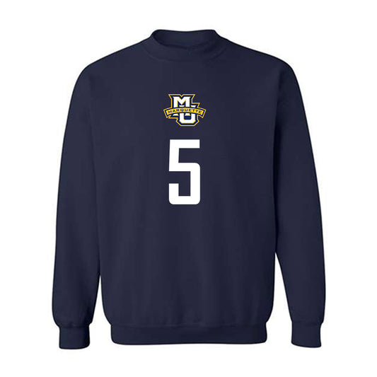 Marquette - NCAA Men's Soccer : Tristan Ronnestad-Stevens - Sports Shersey Crewneck Sweatshirt-0