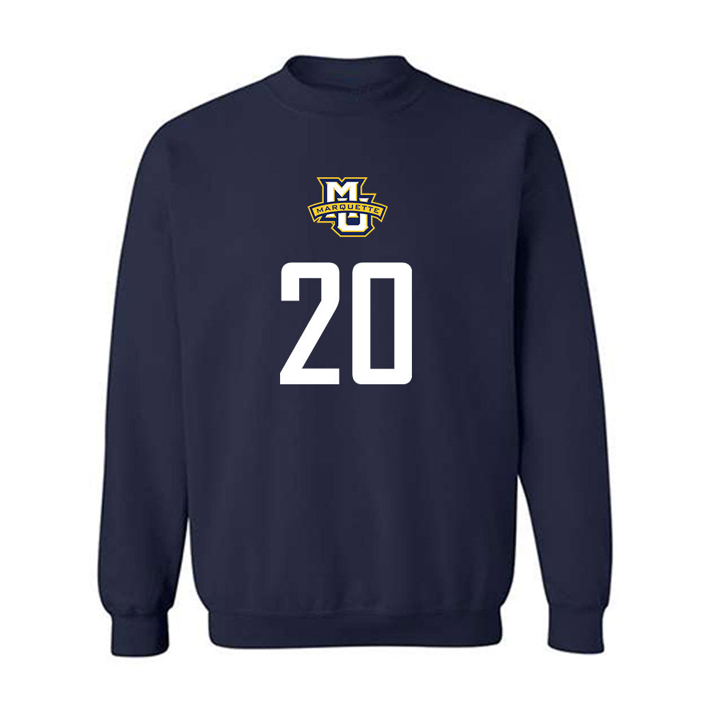 Marquette - NCAA Men's Soccer : Bryce Richards - Sports Shersey Crewneck Sweatshirt-0
