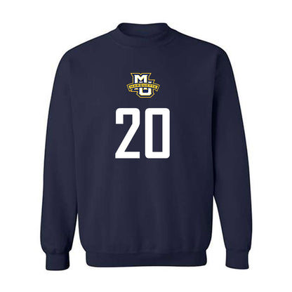 Marquette - NCAA Men's Soccer : Bryce Richards - Sports Shersey Crewneck Sweatshirt-0