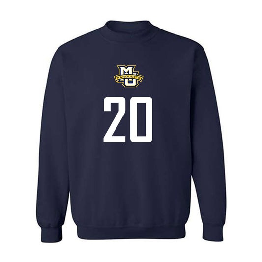 Marquette - NCAA Men's Soccer : Bryce Richards - Sports Shersey Crewneck Sweatshirt-0