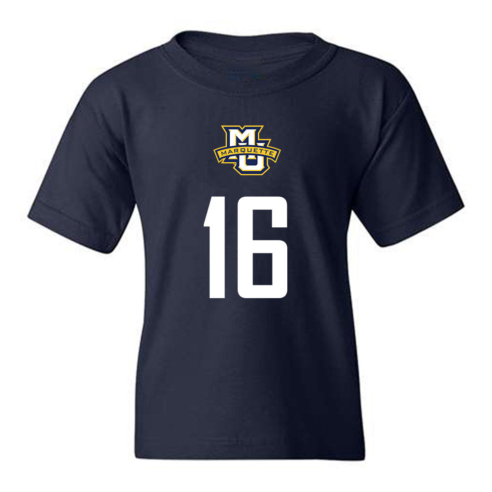 Marquette - NCAA Men's Soccer : Grant Locker - Sports Shersey Youth T-Shirt-0