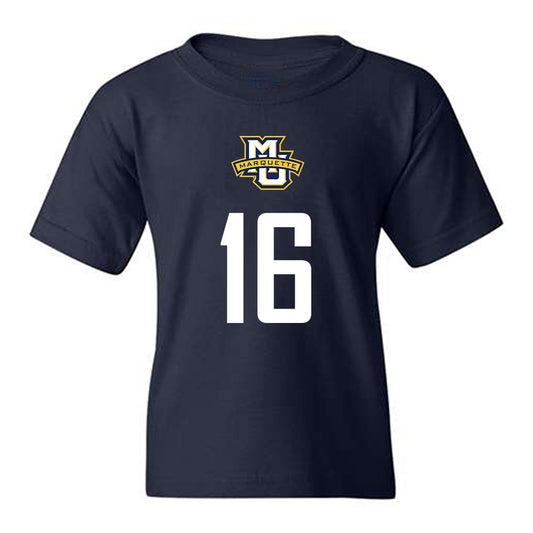 Marquette - NCAA Men's Soccer : Grant Locker - Sports Shersey Youth T-Shirt-0