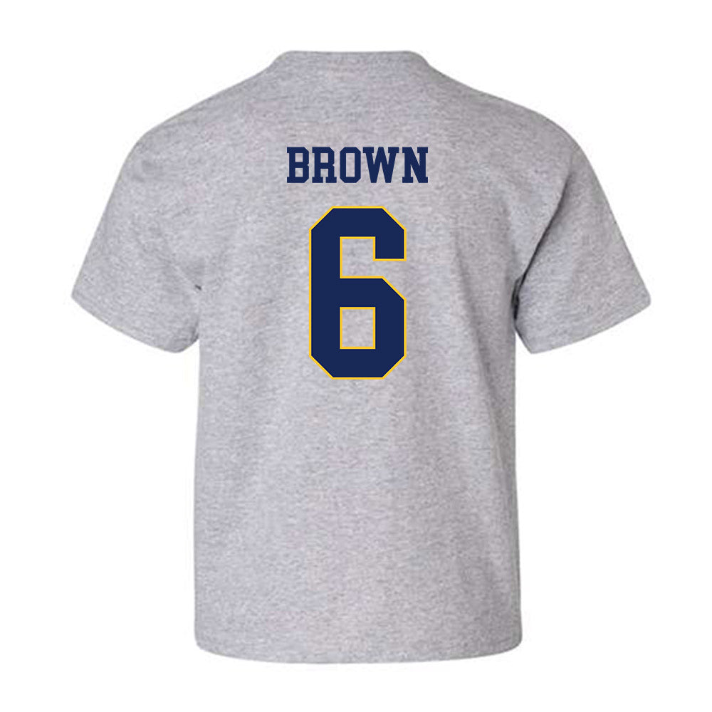 Marquette - NCAA Women's Lacrosse : Haley Brown - Generic Sports Shersey Youth T-Shirt-1