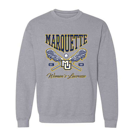 Marquette - NCAA Women's Lacrosse : Azaria Lejuene-Woloszyn - Generic Sports Shersey Crewneck Sweatshirt-0