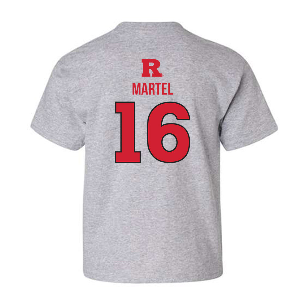 Rutgers - NCAA Baseball : Logan Martel - Sport Shersey Youth T-Shirt-1