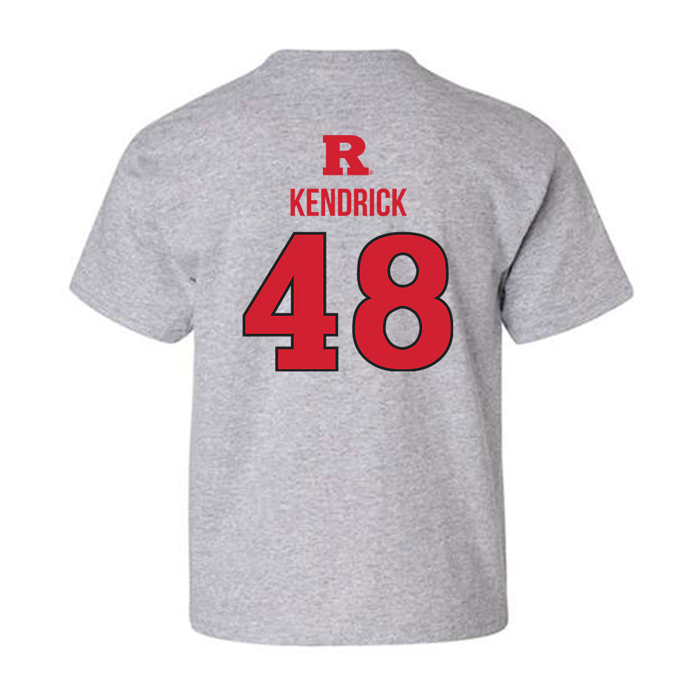 Rutgers - NCAA Baseball : Thomas Kendrick - Sport Shersey Youth T-Shirt-1