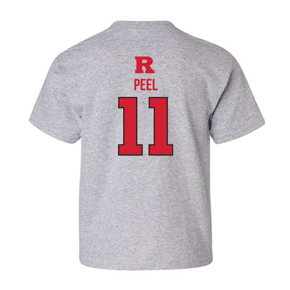 Rutgers - NCAA Baseball : Nolan Peel - Sport Shersey Youth T-Shirt-1
