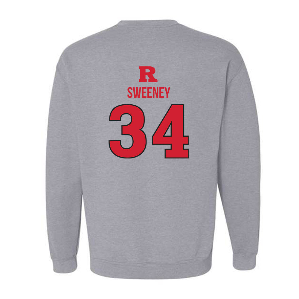 Rutgers - NCAA Baseball : Carrie Sweeney - Sport Shersey Crewneck Sweatshirt-1