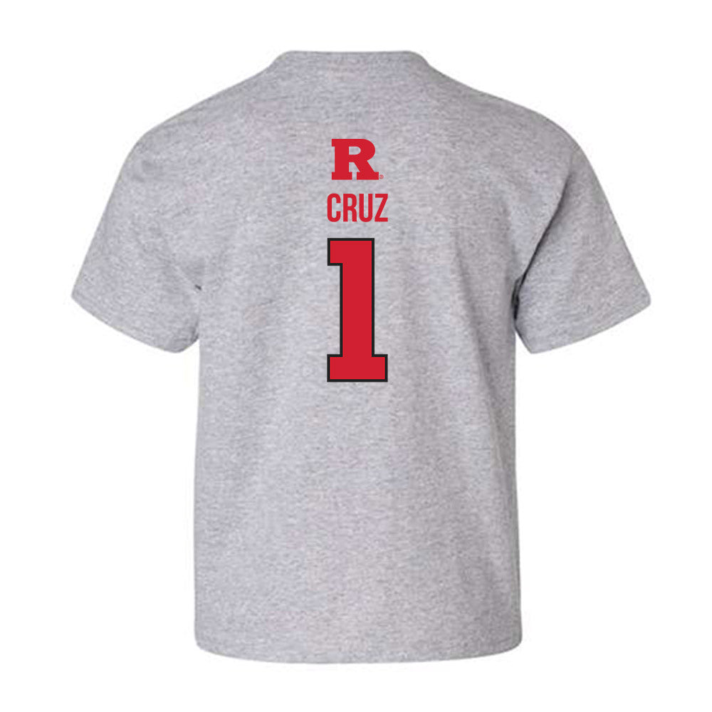 Rutgers - NCAA Baseball : Matthew Cruz - Sport Shersey Youth T-Shirt-1