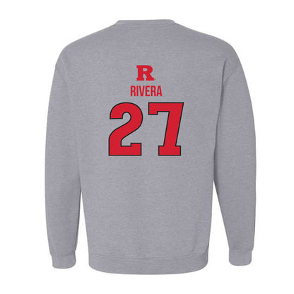 Rutgers - NCAA Baseball : Gabe Rivera - Sport Shersey Crewneck Sweatshirt-1