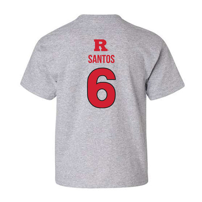 Rutgers - NCAA Baseball : Pablo Santos - Sport Shersey Youth T-Shirt-1