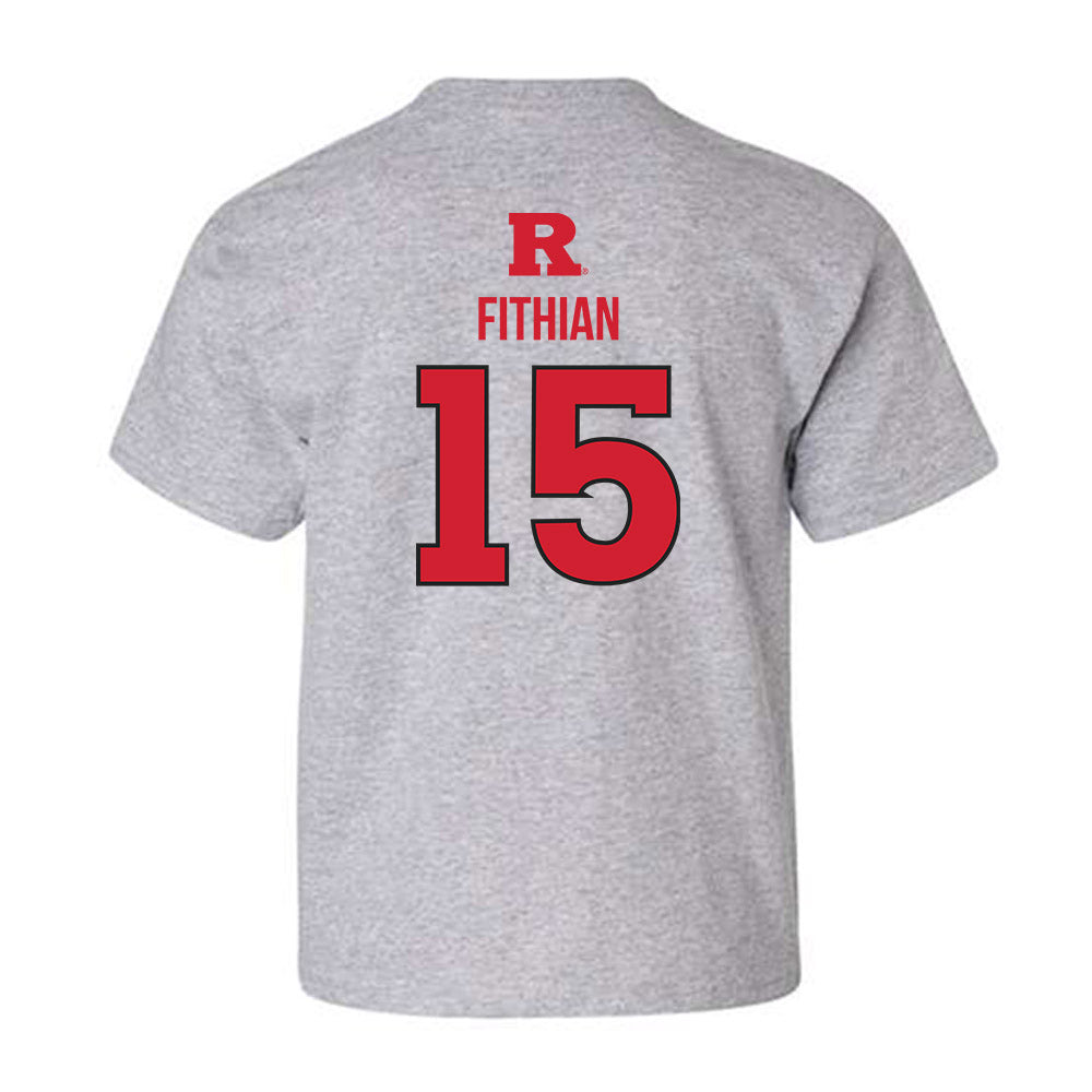 Rutgers - NCAA Baseball : Luke Fithian - Sport Shersey Youth T-Shirt-1