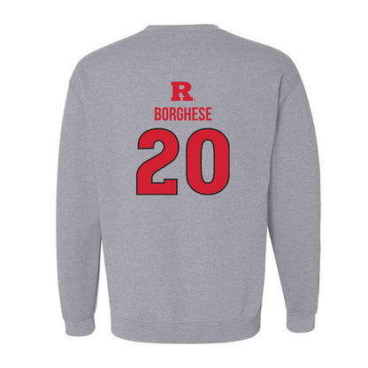 Rutgers - NCAA Baseball : Vincent Borghese - Sport Shersey Crewneck Sweatshirt-1