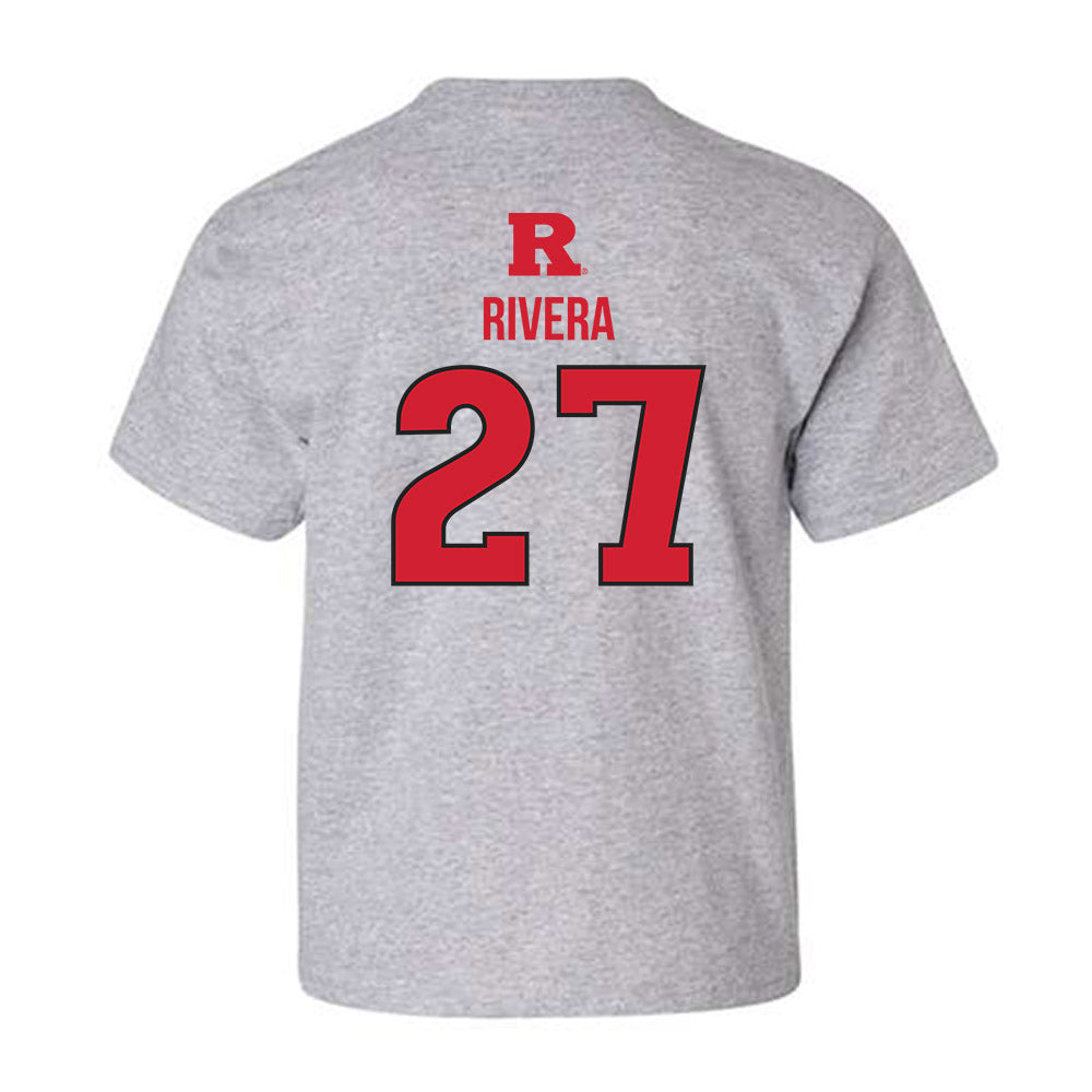 Rutgers - NCAA Baseball : Gabe Rivera - Sport Shersey Youth T-Shirt-1