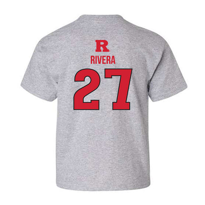 Rutgers - NCAA Baseball : Gabe Rivera - Sport Shersey Youth T-Shirt-1