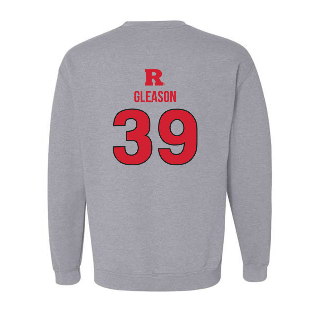 Rutgers - NCAA Baseball : Zachary Gleason - Sport Shersey Crewneck Sweatshirt-1