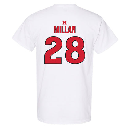 Rutgers - NCAA Softball : Rachel Millan - Sport Shersey T-Shirt-1