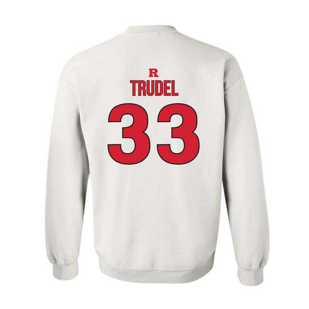 Rutgers - NCAA Softball : Desiree Trudel - Sport Shersey Crewneck Sweatshirt-1
