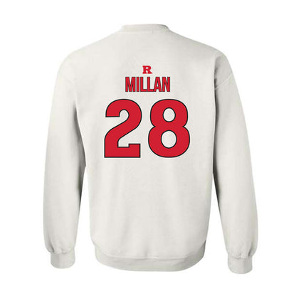 Rutgers - NCAA Softball : Rachel Millan - Sport Shersey Crewneck Sweatshirt-1