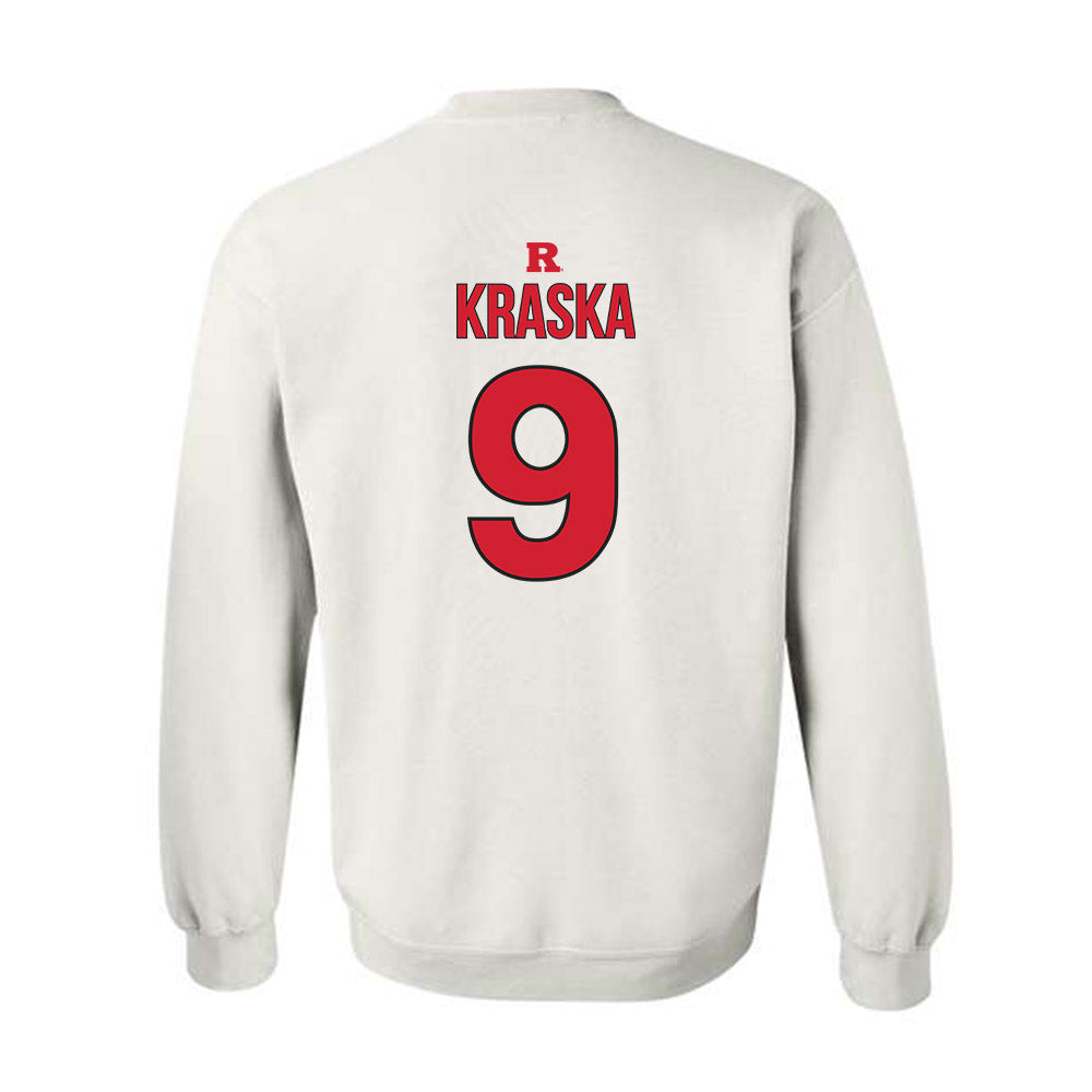 Rutgers - NCAA Softball : Stephanie Kraska - Sport Shersey Crewneck Sweatshirt-1