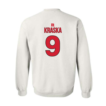 Rutgers - NCAA Softball : Stephanie Kraska - Sport Shersey Crewneck Sweatshirt-1