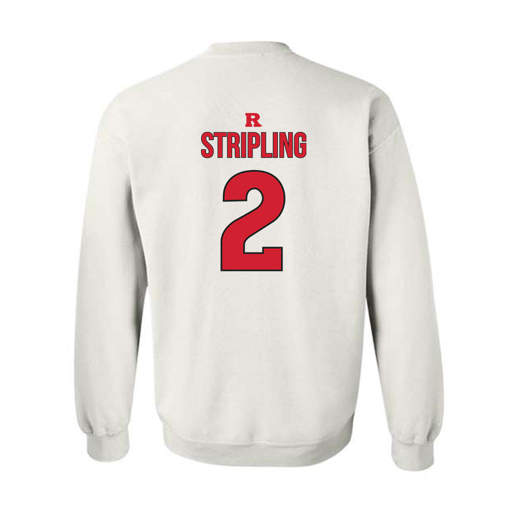 Rutgers - NCAA Softball : Hailey Stripling - Sport Shersey Crewneck Sweatshirt-1