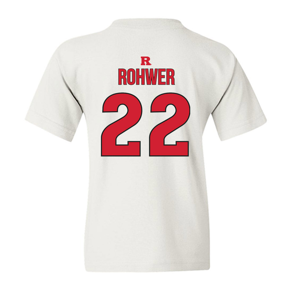 Rutgers - NCAA Softball : Sam Rohwer - Sport Shersey Youth T-Shirt-1