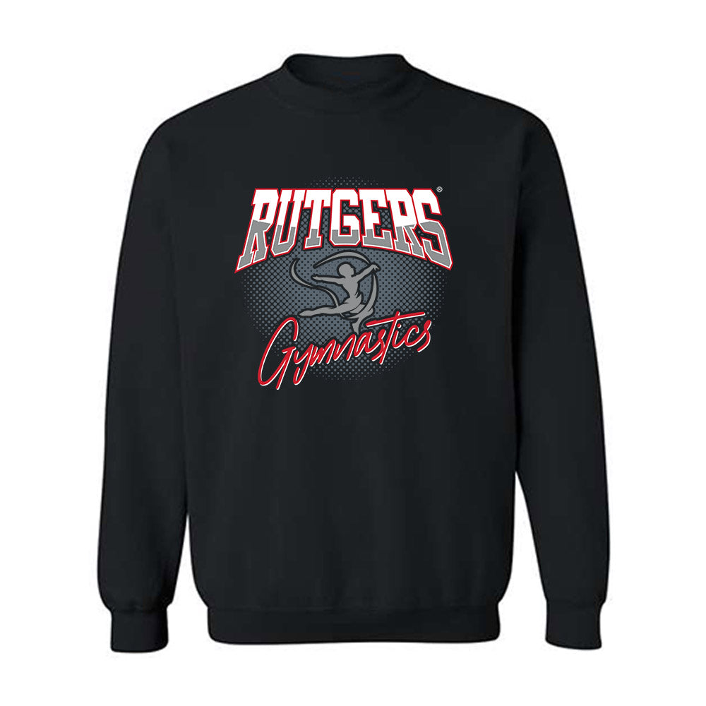 Rutgers - NCAA Women's Gymnastics : Anna Pagliaro - Generic Sports Shersey Crewneck Sweatshirt-0