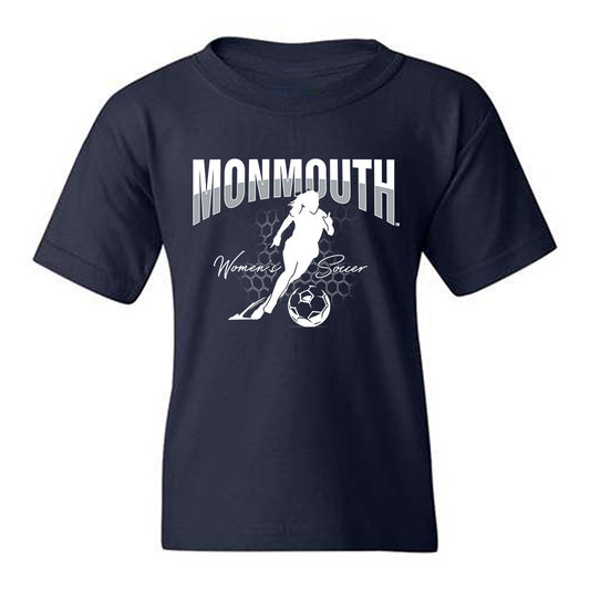 Monmouth - NCAA Women's Soccer : Madison Demaio - Sports Shersey Youth T-Shirt-0