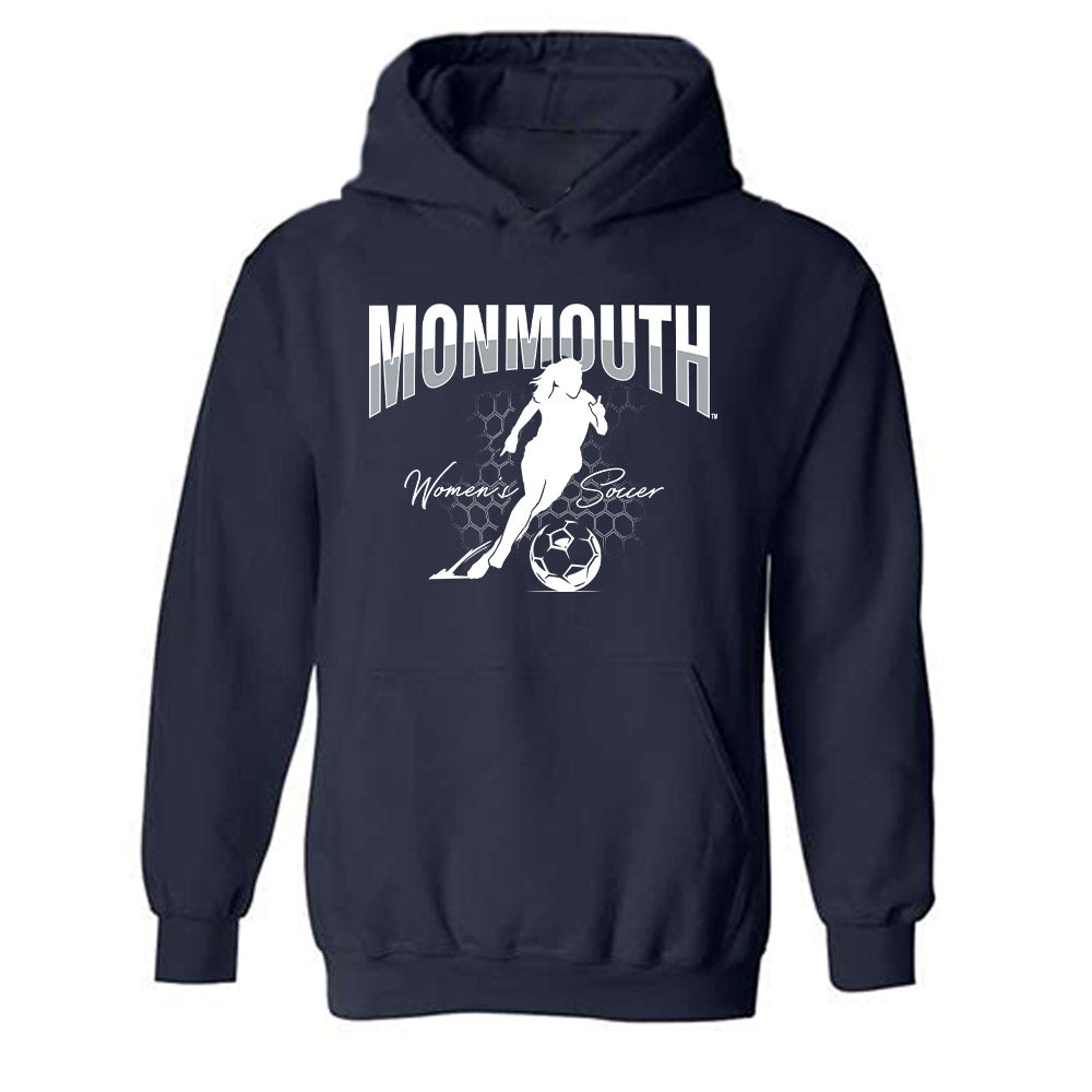 Monmouth - NCAA Women's Soccer : Madison Demaio - Sports Shersey Hooded Sweatshirt-0