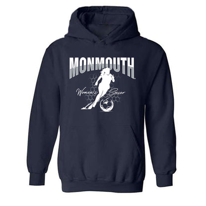 Monmouth - NCAA Women's Soccer : Madison Demaio - Sports Shersey Hooded Sweatshirt-0
