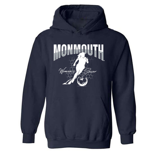 Monmouth - NCAA Women's Soccer : Madison Demaio - Sports Shersey Hooded Sweatshirt-0