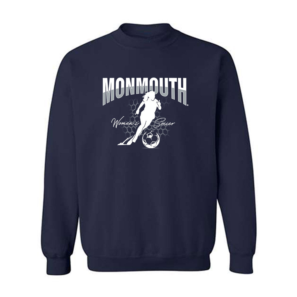 Monmouth - NCAA Women's Soccer : Ava Bjorndahl - Sports Shersey Crewneck Sweatshirt-0