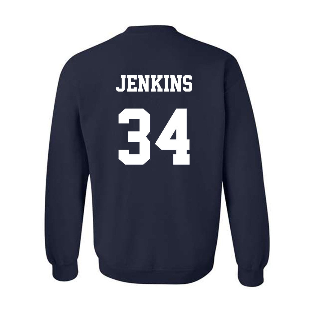 Monmouth - NCAA Men's Lacrosse : Jaeden Jenkins - Classic Shersey Crewneck Sweatshirt-1