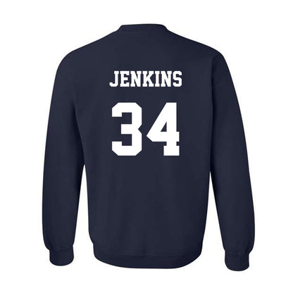 Monmouth - NCAA Men's Lacrosse : Jaeden Jenkins - Classic Shersey Crewneck Sweatshirt-1