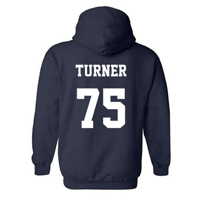 Monmouth - NCAA Football : Bleek Turner - Classic Shersey Hooded Sweatshirt-1