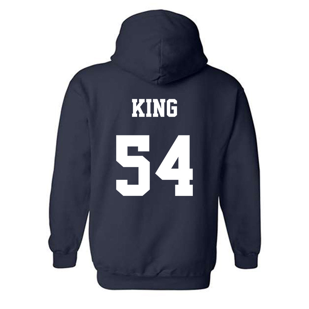 Monmouth - NCAA Football : Luke King - Classic Shersey Hooded Sweatshirt-1