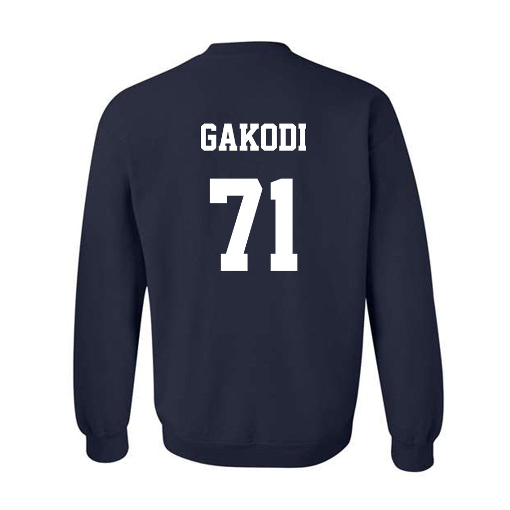 Monmouth - NCAA Football : Moses Gakodi - Classic Shersey Crewneck Sweatshirt-1