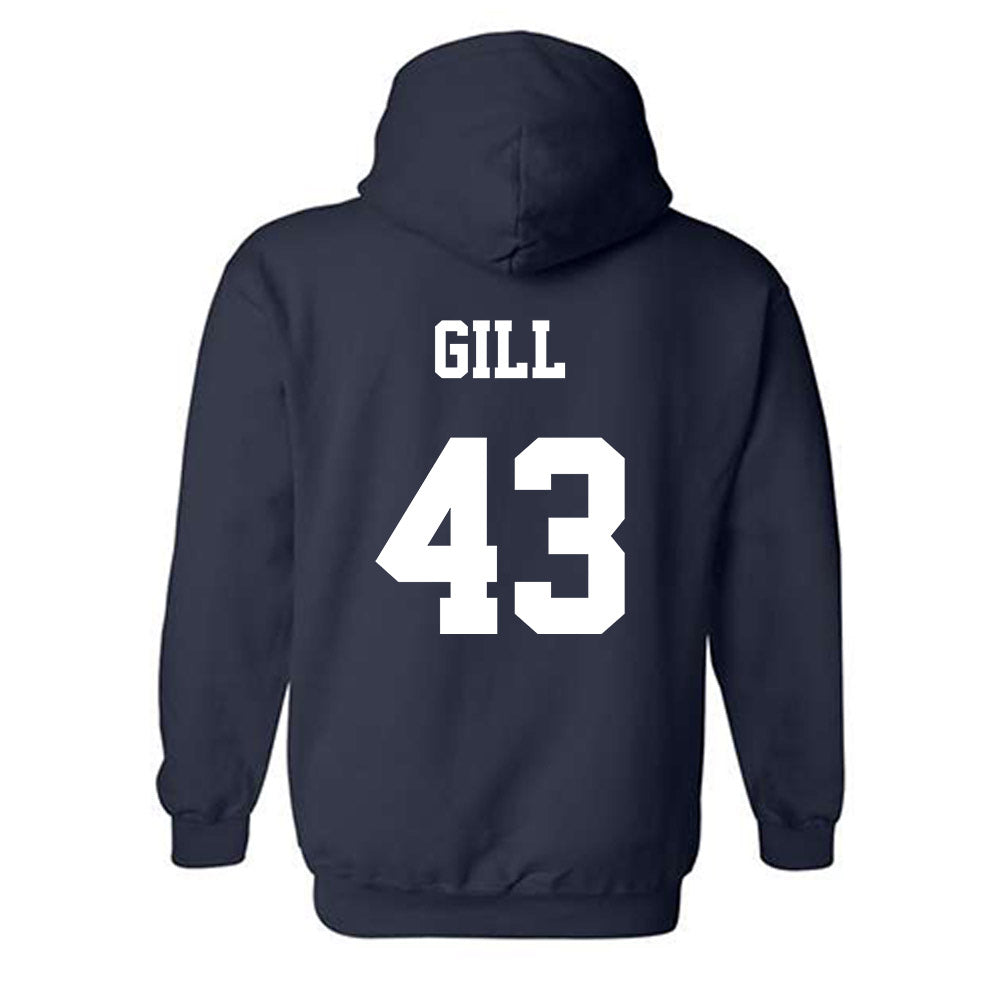 Monmouth - NCAA Men's Lacrosse : Arjun Gill - Classic Shersey Hooded Sweatshirt-1