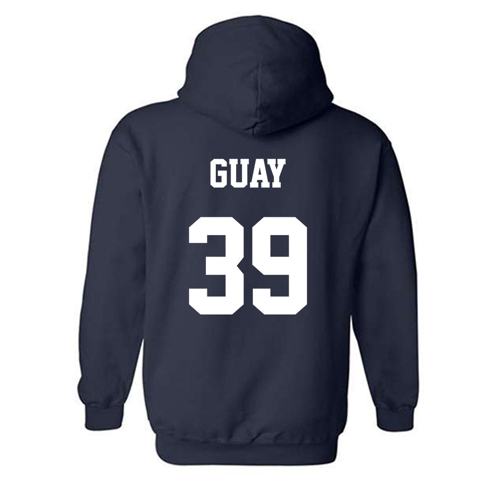 Monmouth - NCAA Football : Lucas Guay - Classic Shersey Hooded Sweatshirt-1