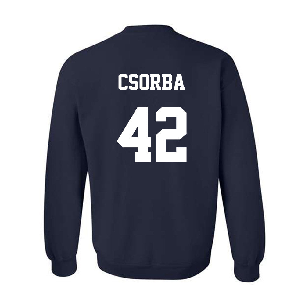 Monmouth - NCAA Men's Lacrosse : James Csorba - Classic Shersey Crewneck Sweatshirt-1