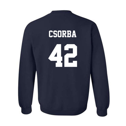 Monmouth - NCAA Men's Lacrosse : James Csorba - Classic Shersey Crewneck Sweatshirt-1