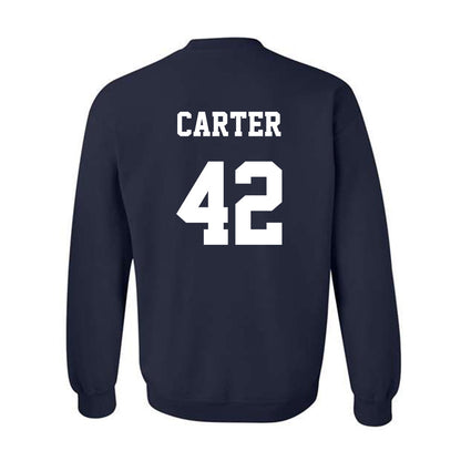 Monmouth - NCAA Football : Nolan Carter - Classic Shersey Crewneck Sweatshirt-1