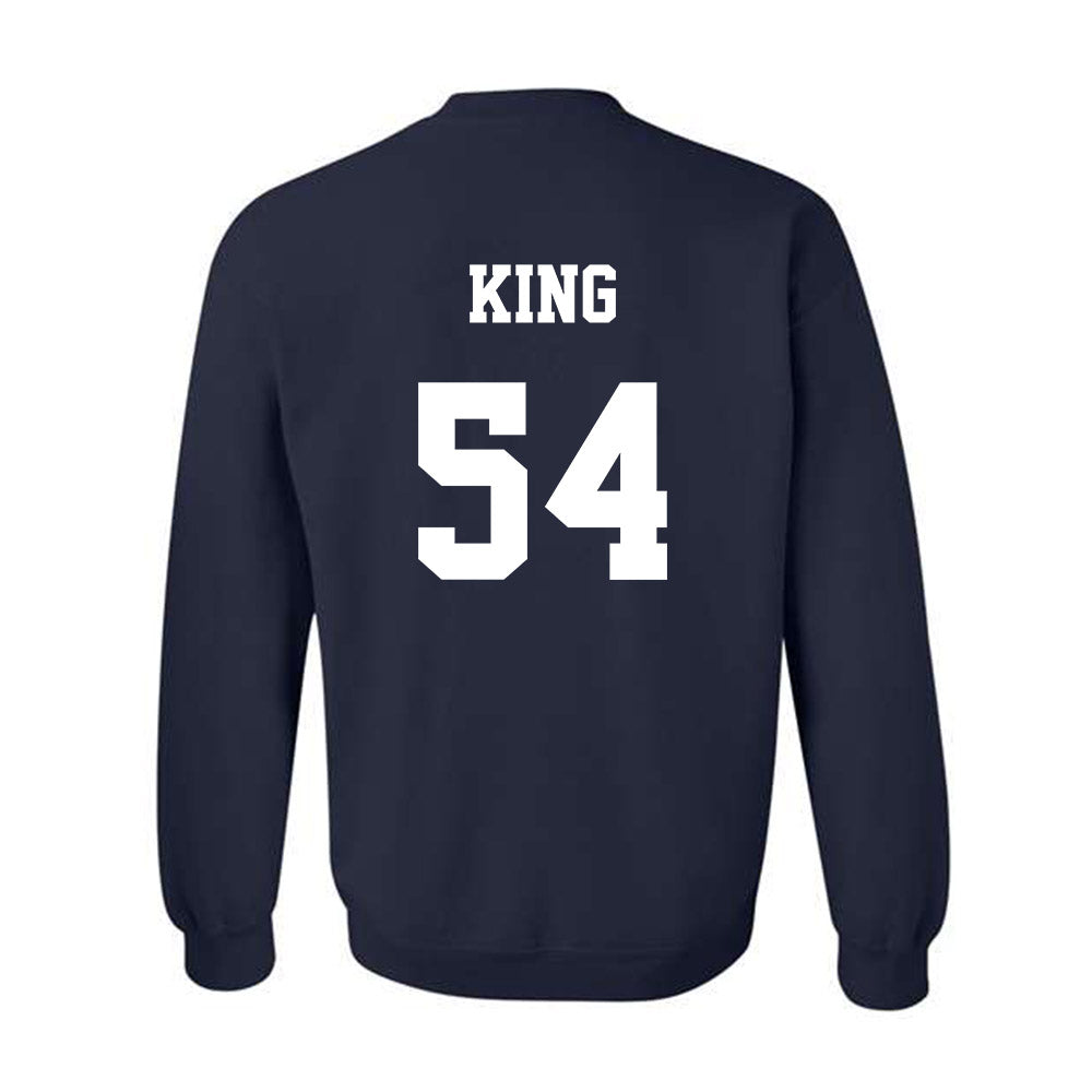 Monmouth - NCAA Football : Luke King - Classic Shersey Crewneck Sweatshirt-1