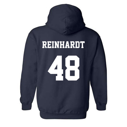 Monmouth - NCAA Football : Heath Reinhardt - Classic Shersey Hooded Sweatshirt-1