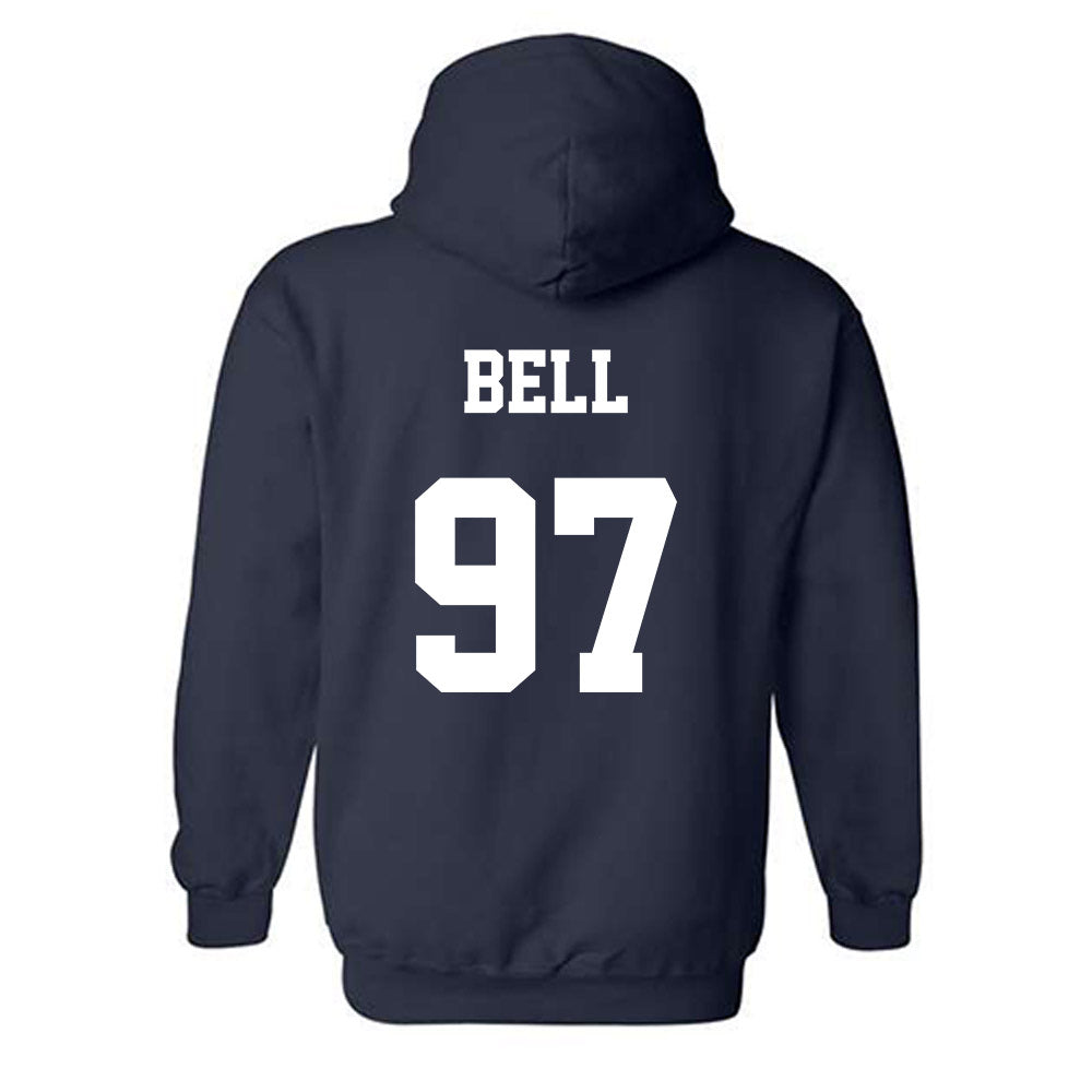 Monmouth - NCAA Football : Rashee Bell - Classic Shersey Hooded Sweatshirt-1