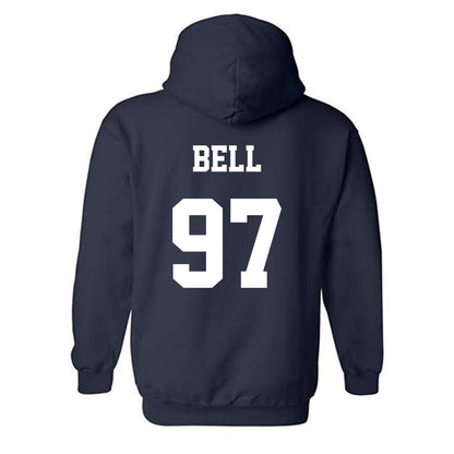 Monmouth - NCAA Football : Rashee Bell - Classic Shersey Hooded Sweatshirt-1