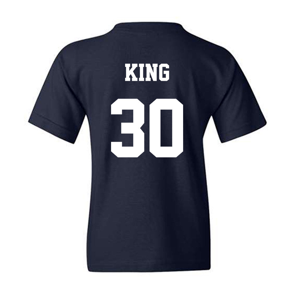 Monmouth - NCAA Men's Soccer : Jason King - Classic Shersey Youth T-Shirt-1