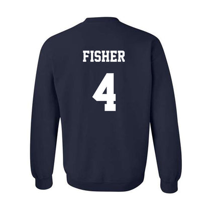 Monmouth - NCAA Men's Lacrosse : Ethan Fisher - Classic Shersey Crewneck Sweatshirt-1
